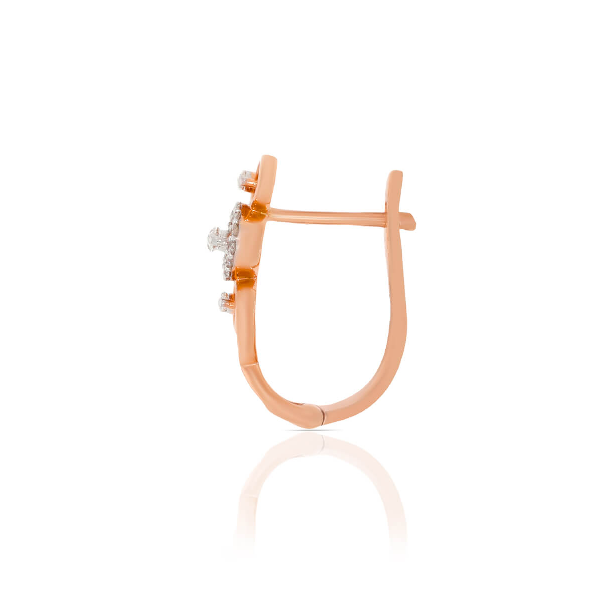 18K Slender Diamond Hoops for Shimmering Glow