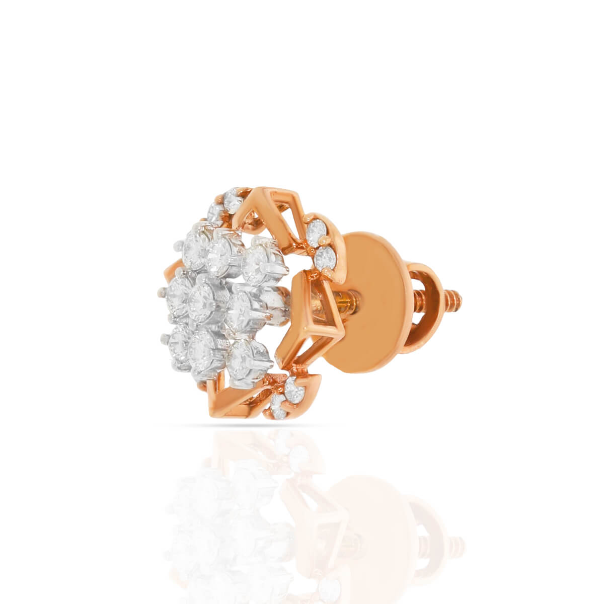 Charming Stud Earrings for Everyday Elegance 18K