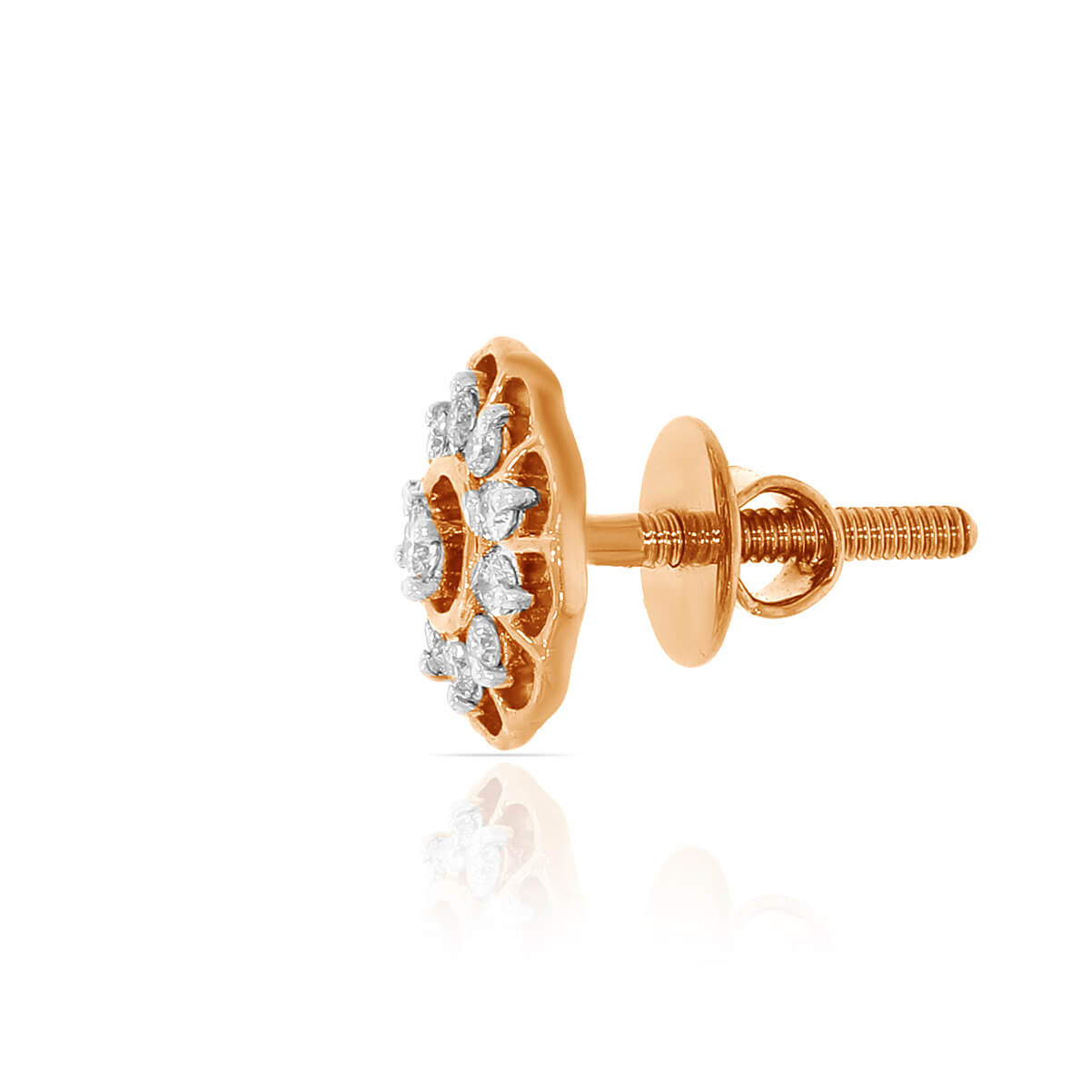 Charming Blossom Diamond Studs 18K