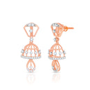 Lissome Spark 18K Diamond Jhumkas