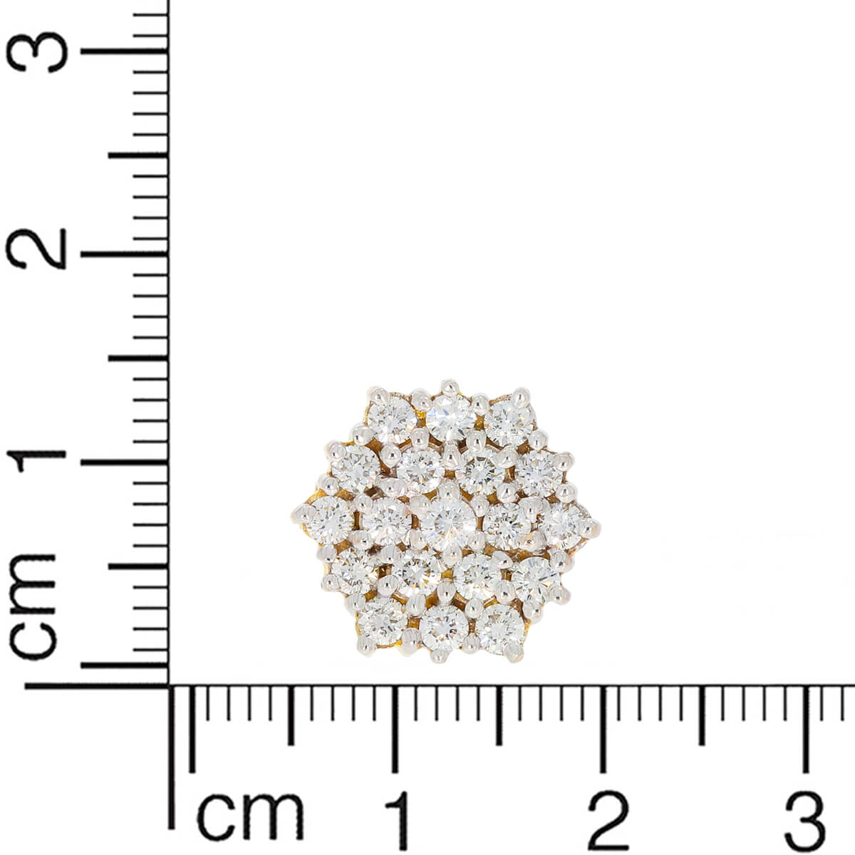 Modern Floweret 18K Gold Studs for Sophisticated Look