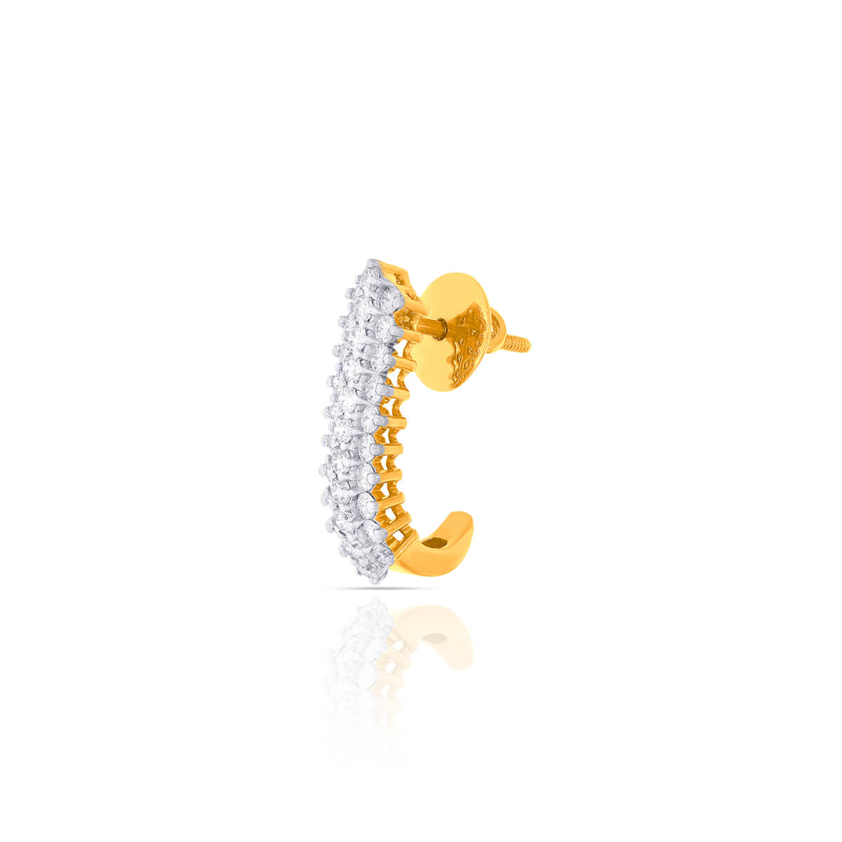 Shining Slender Gold Hoops