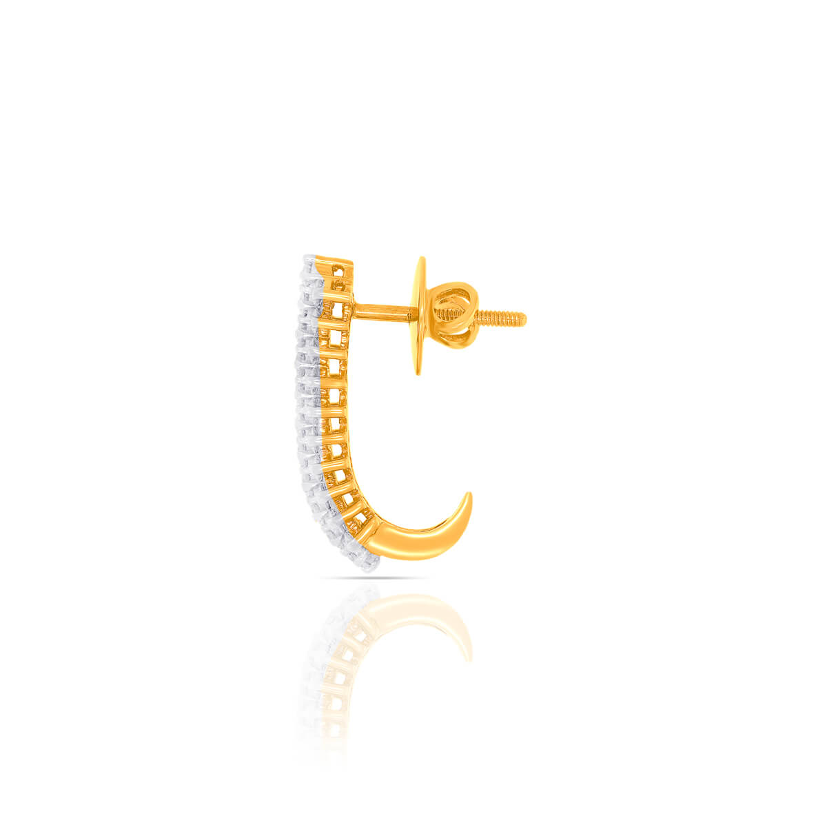 Shining Slender Gold Hoops