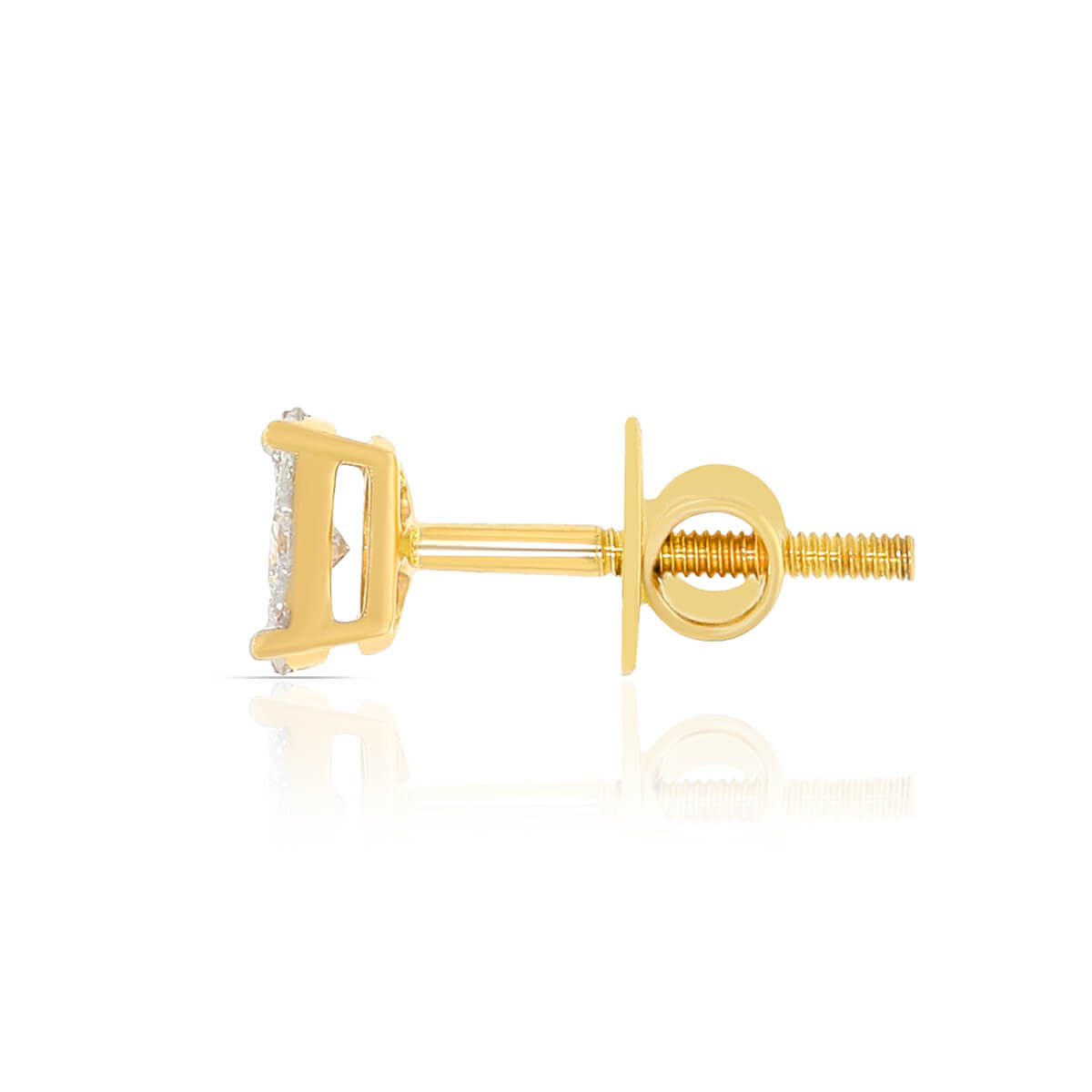 18K Sophisticated Orb Diamond Studs