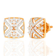 Bold Dazzle 18K Diamond Studs