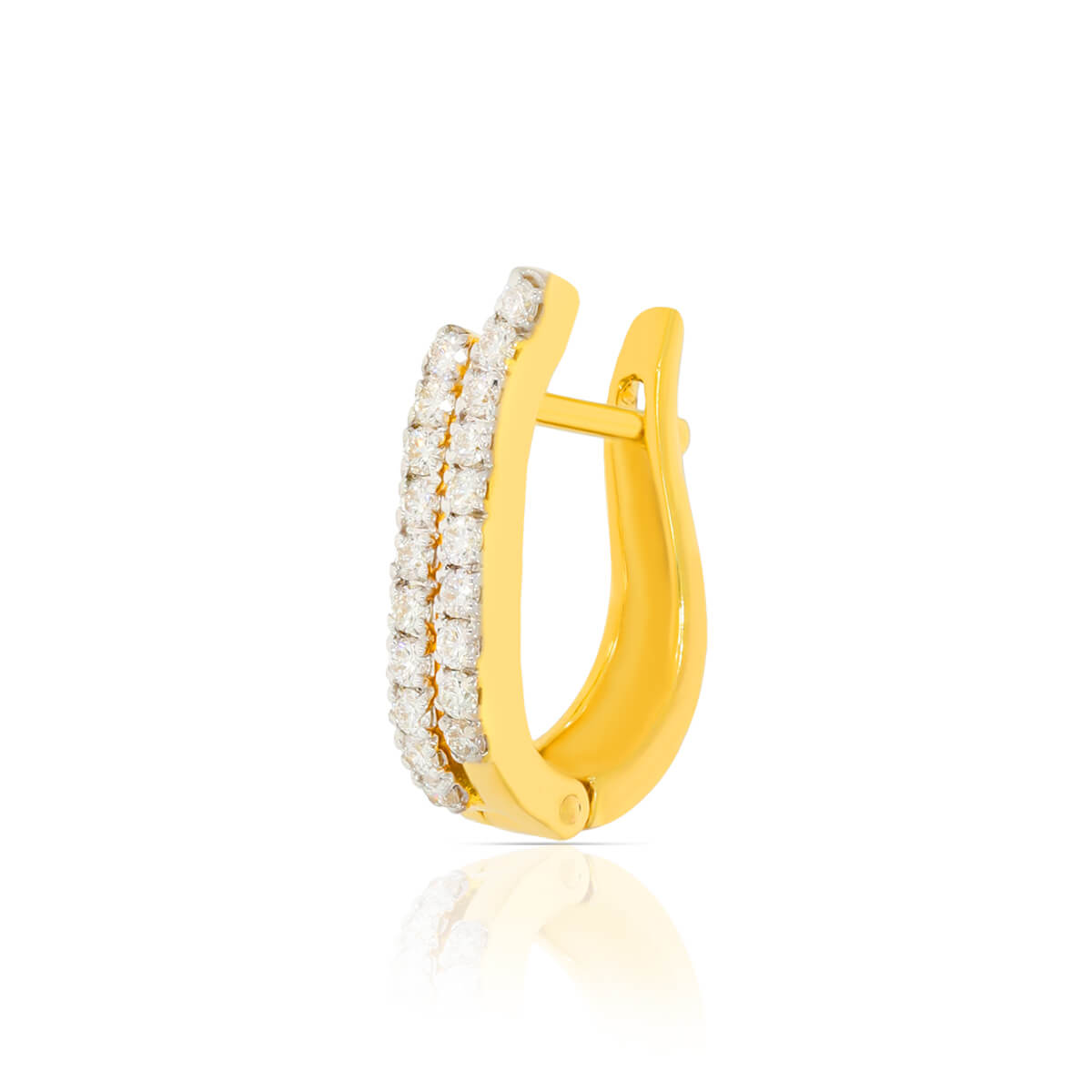Slender Elegance Diamond Hoops