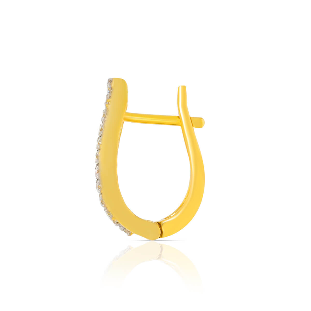 Slender Elegance Diamond Hoops