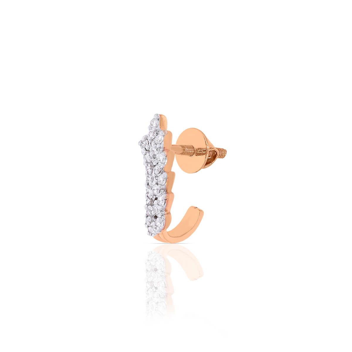 18K Diamond Hoops For Daily Shine