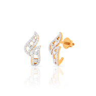 Shimmering Starlit 18K Gold Hoops