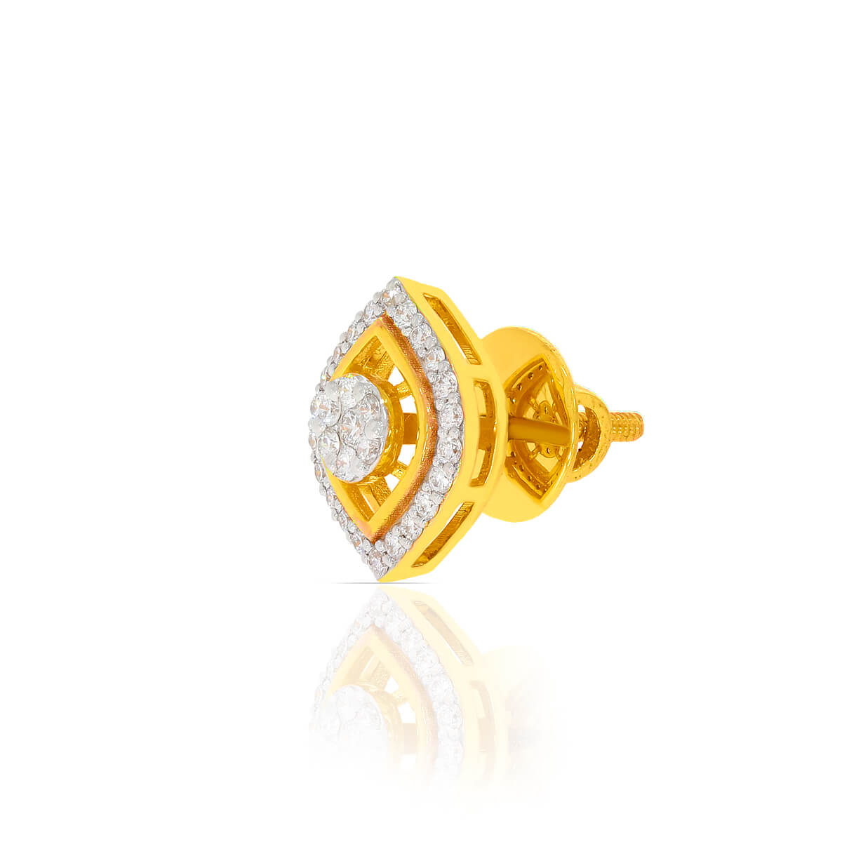 Delicate Shine 18K Diamond Studs
