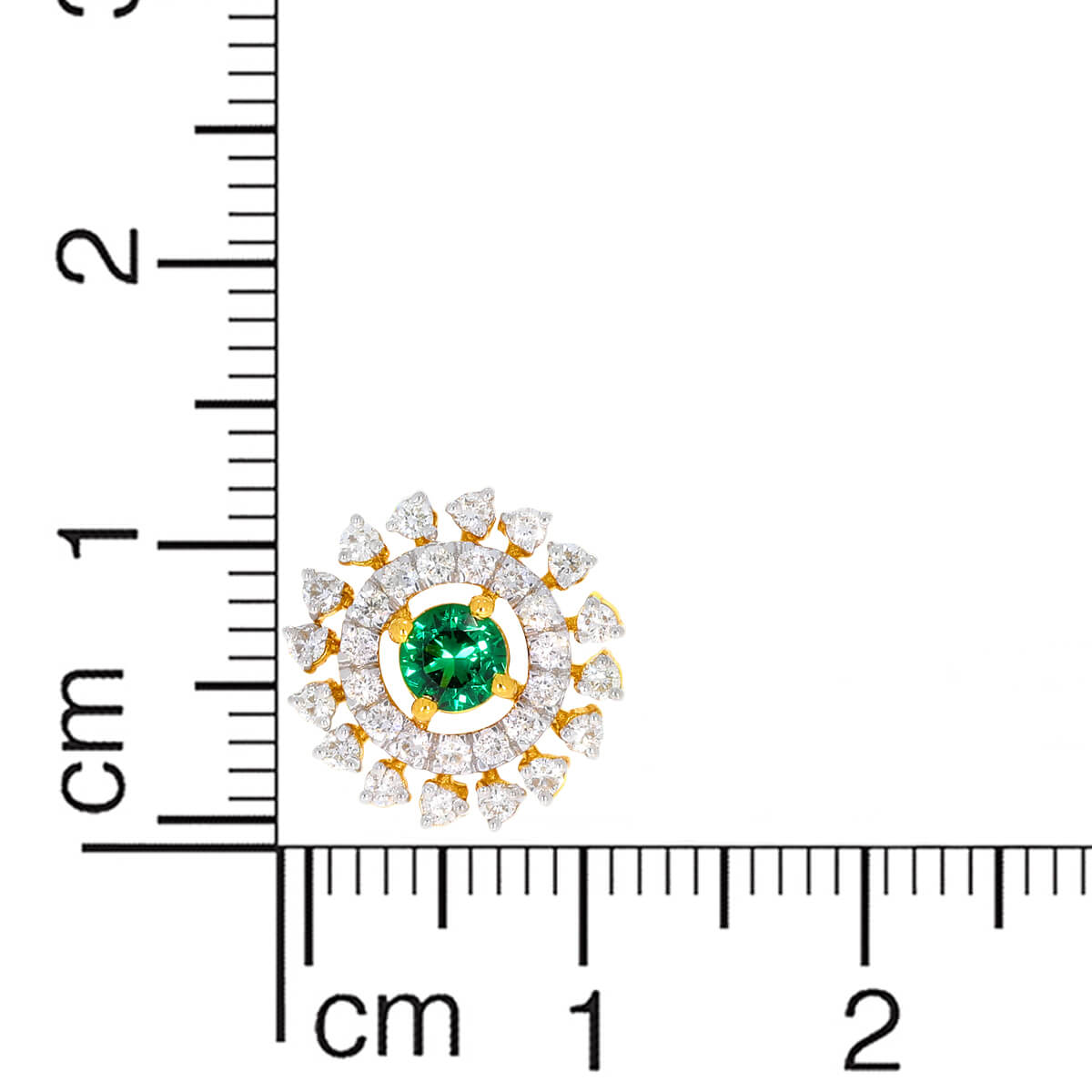 Delightful Floweret Charm 18K Studs