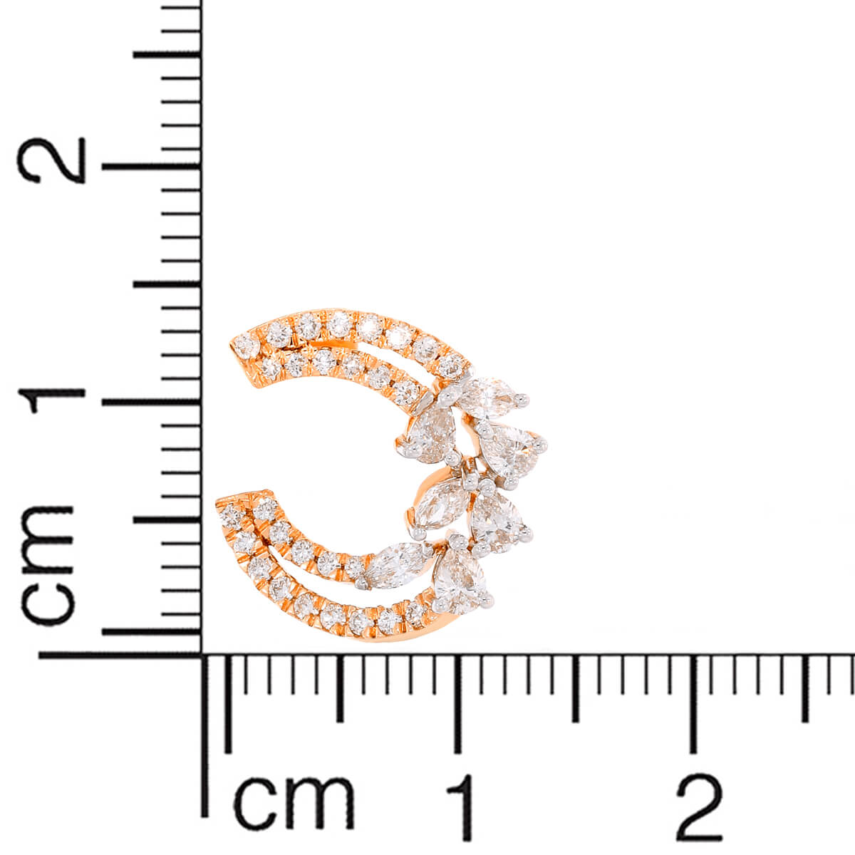 Celestial Charm 18K Rose Gold Studs