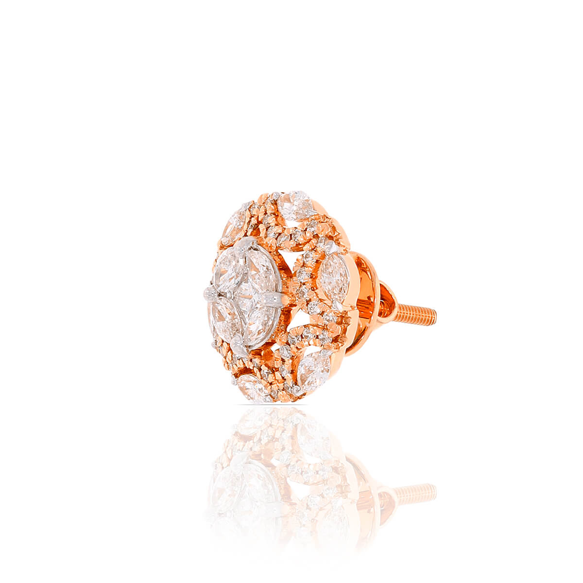 Delicate Starry Studs in 18K Gold