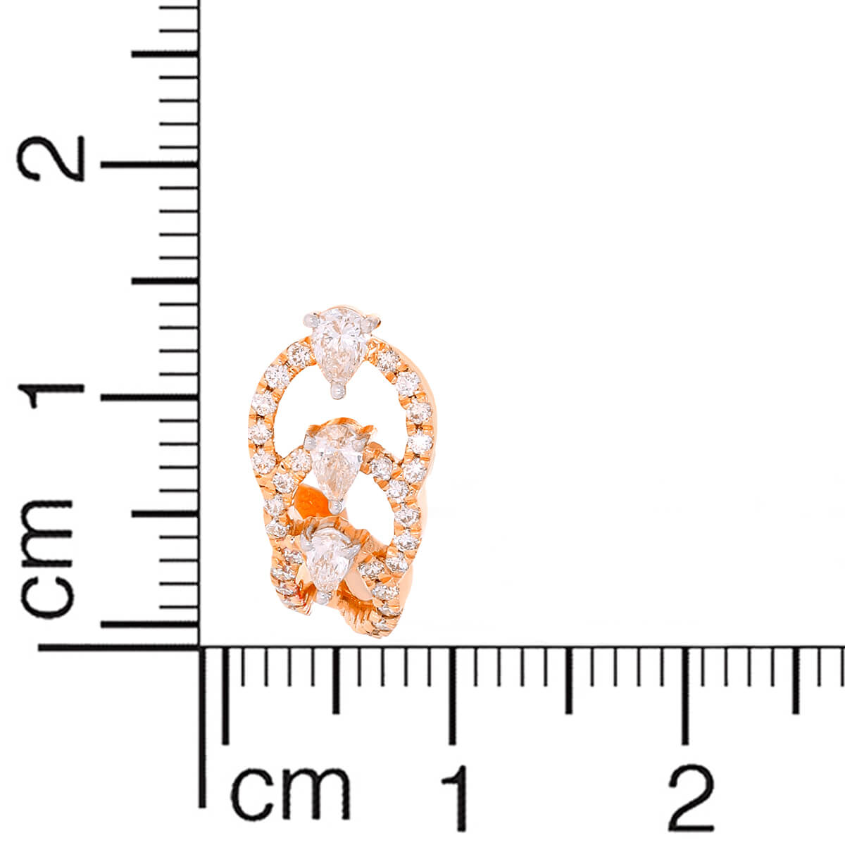 Stunning 18K Diamond Hoops with Intricate Motifs
