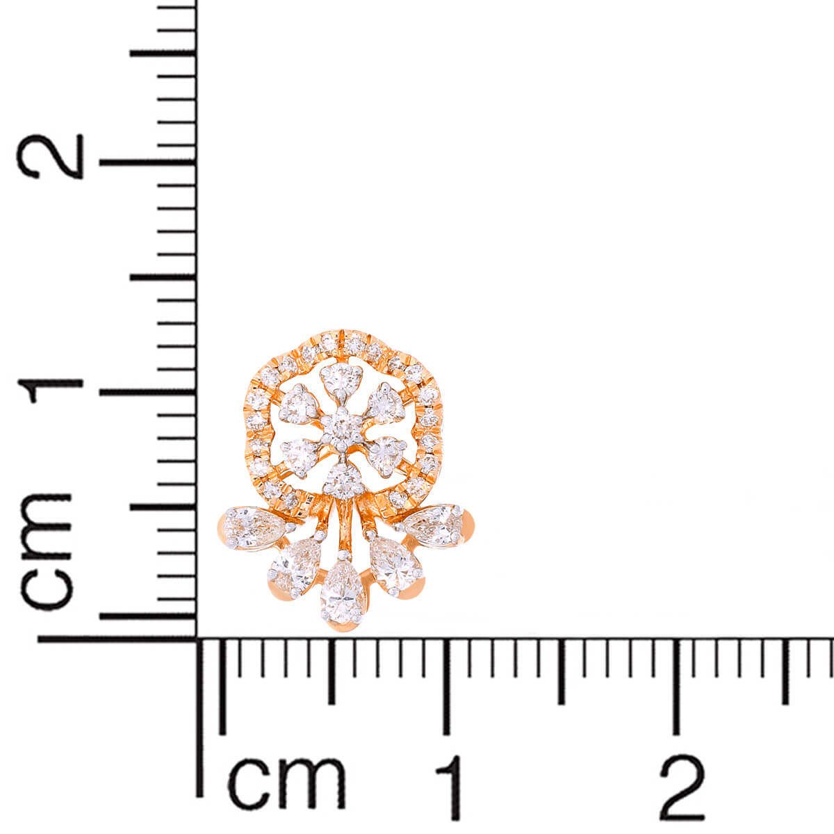 Dainty Modern 18K Flora Studs