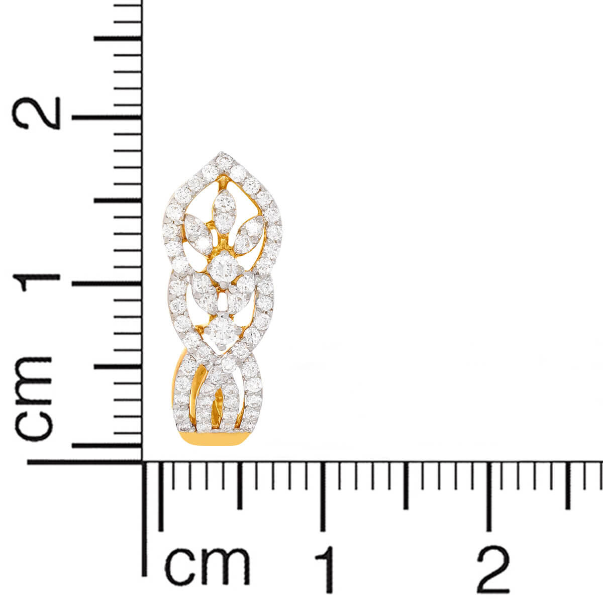 18K Geaming Diamond Hoops for Daily Dazzle