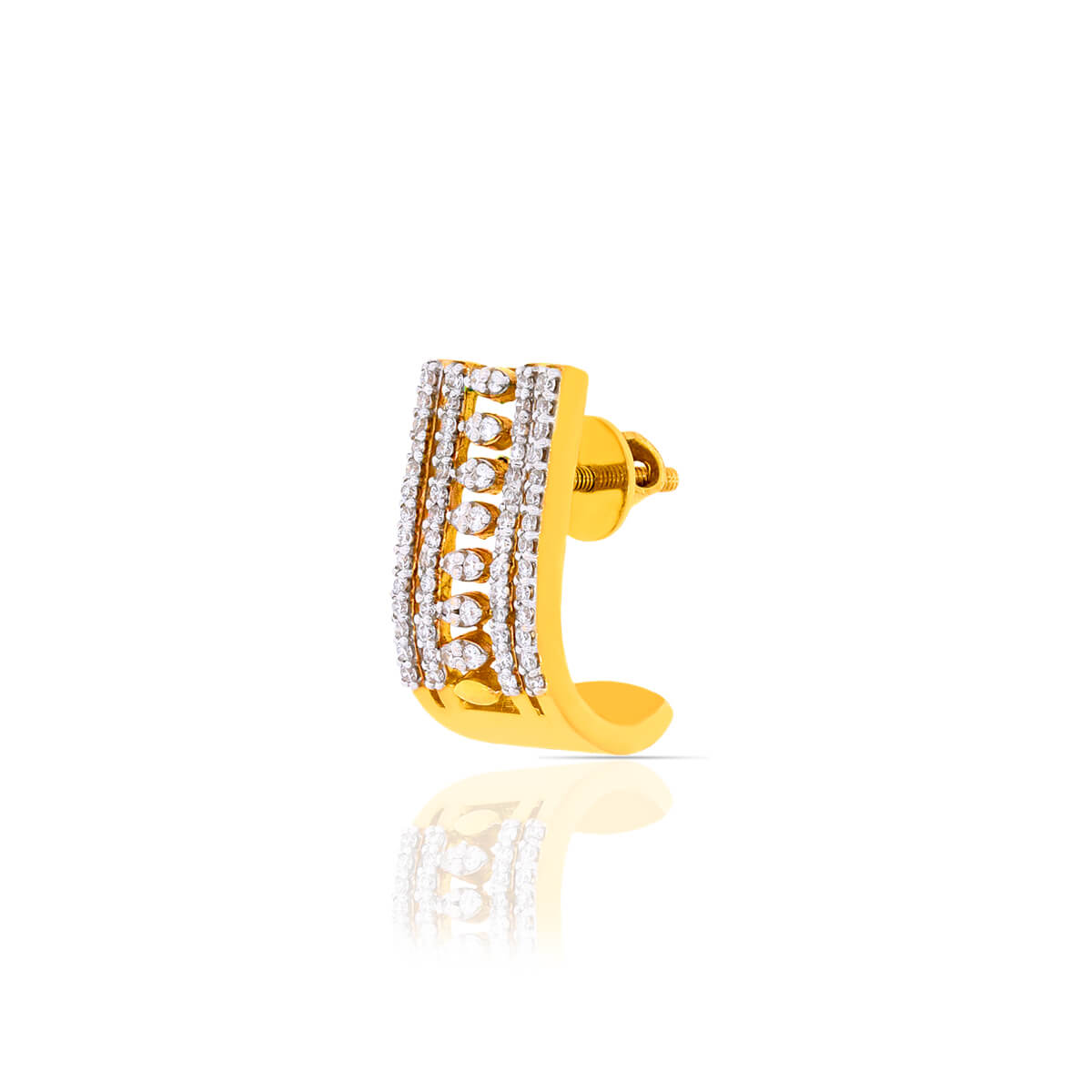 Gold Hoops with Fine Craftsmanship