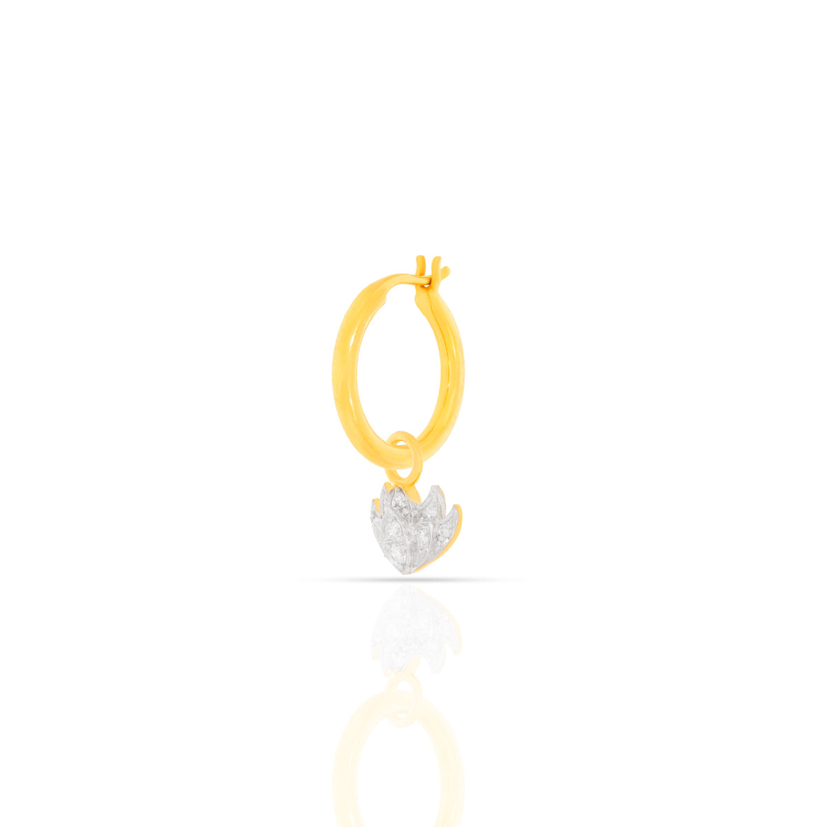 Pure Elegance Diamond Hoops 18K
