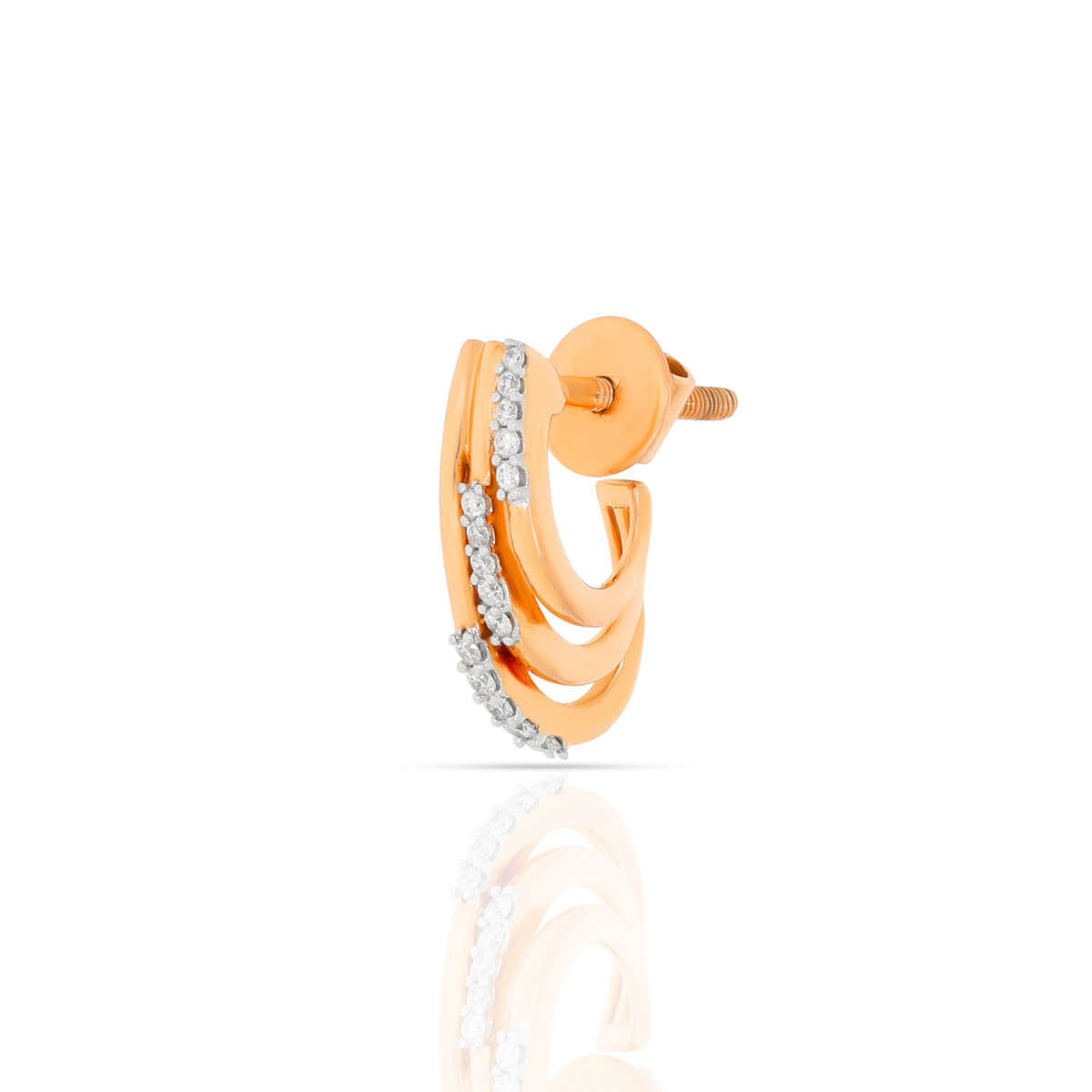 Finely Crafted 18K Marvelous Gold Hoops
