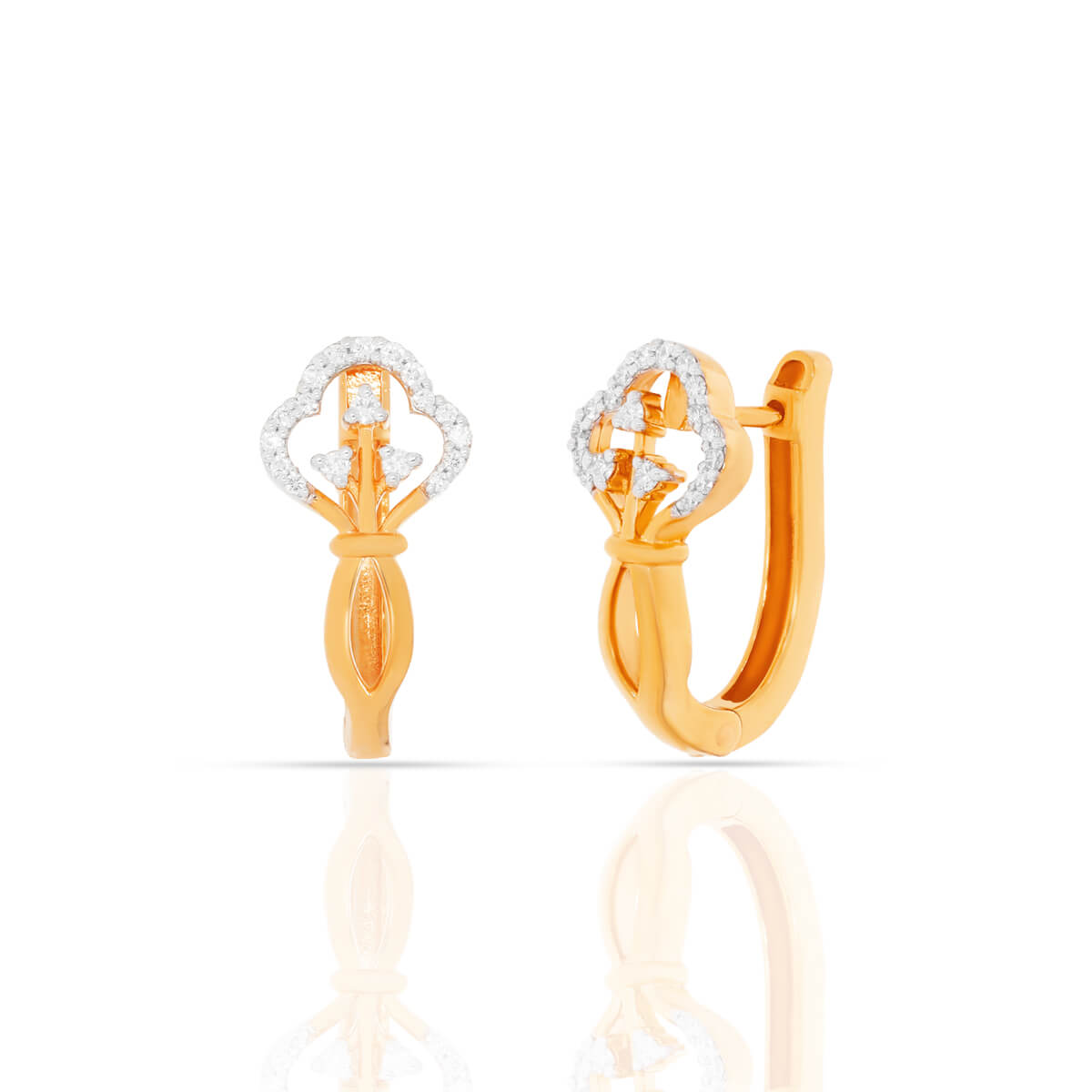 18K Diamond Hoops for Everyday Radiance
