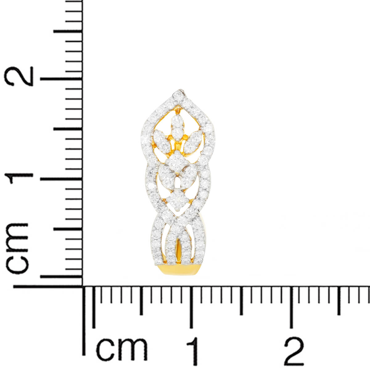Radiant Enigmatic Gold Hoops in 18K