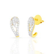 Exquisitely Crafted Elegant Gold Hoops