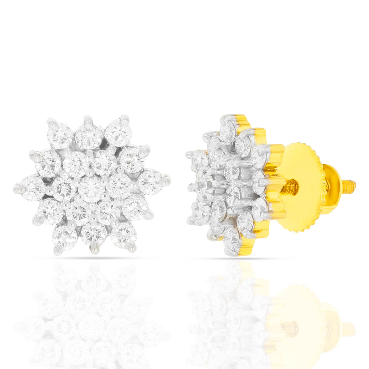 Star Shine 18K Diamond Studs