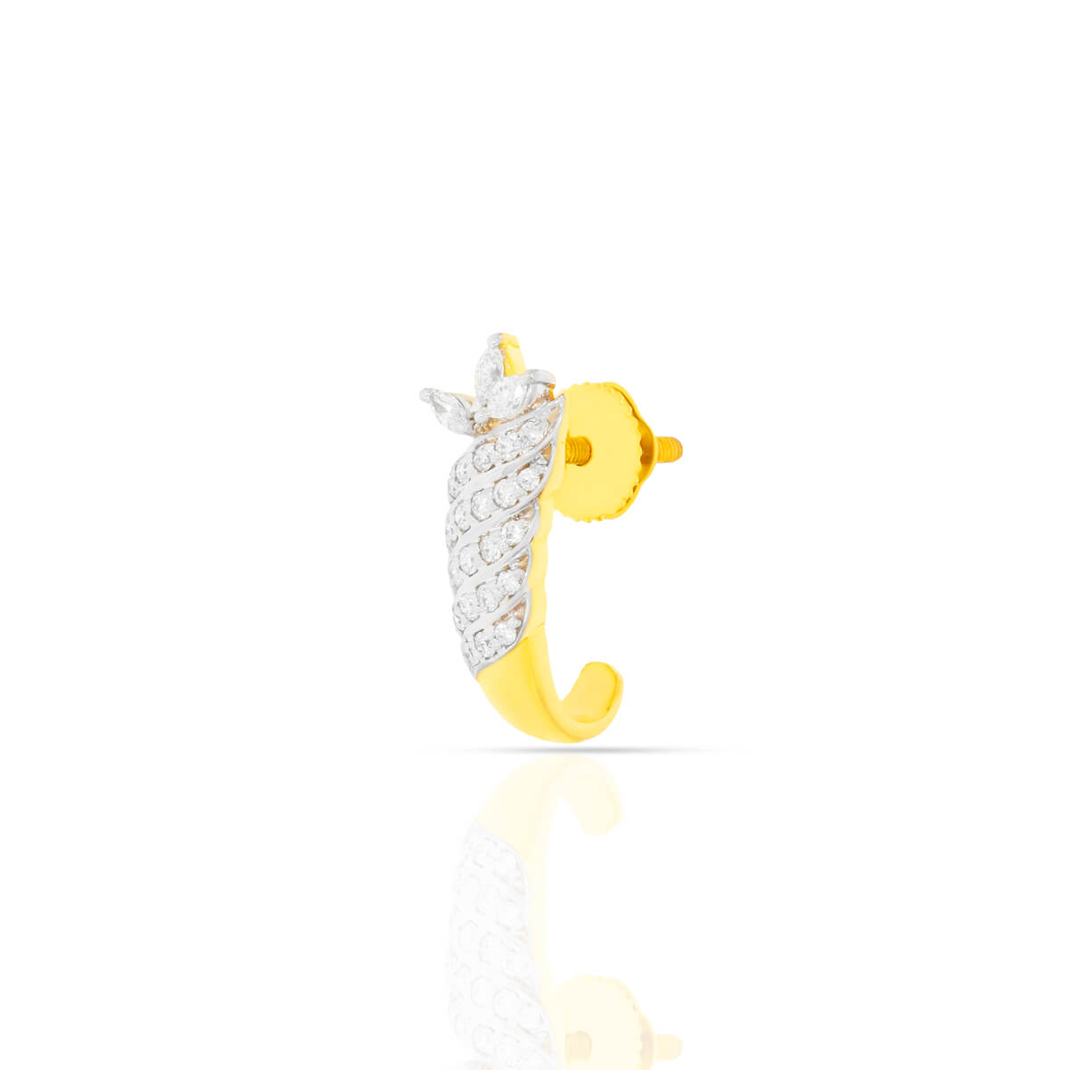 18K Hoop Earrings for Natural Charm