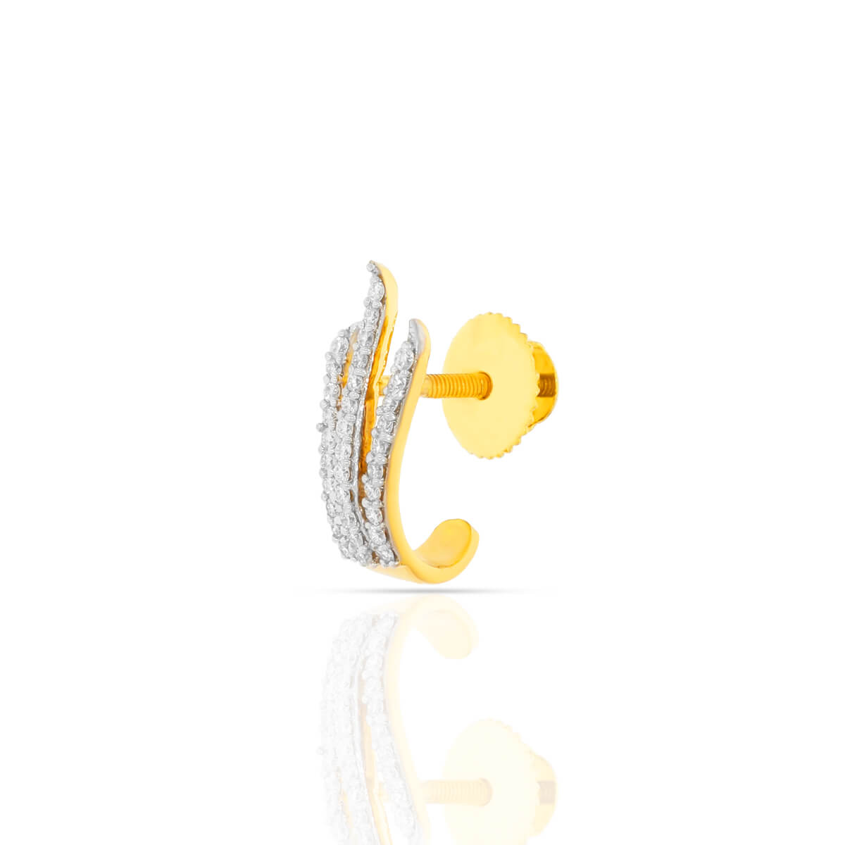 Stylish Leafy Hoops for Elegant Look