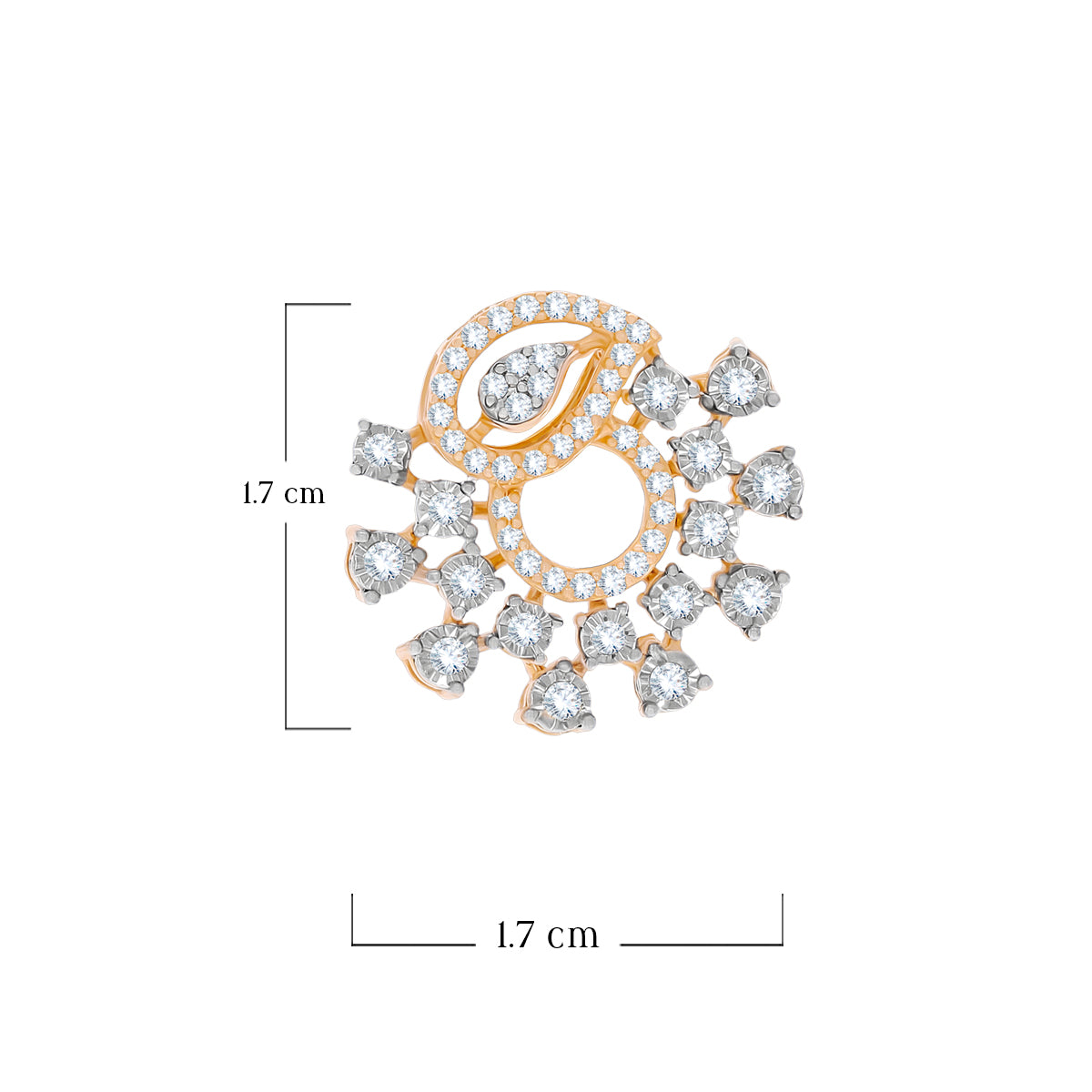 Shimmering Marvel Flora 18K Diamond Studs