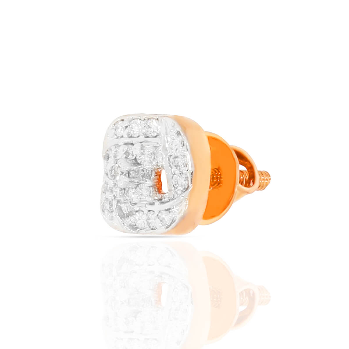 Square Stud Earrings for Radiating Elegance