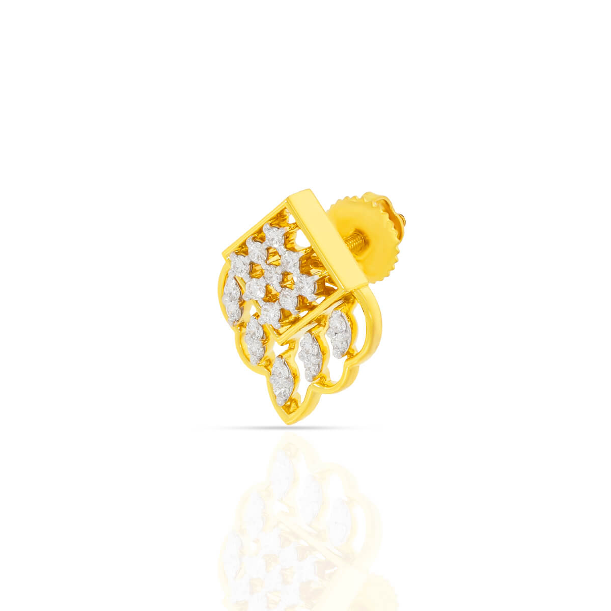 Geometric Elegance Square Studs