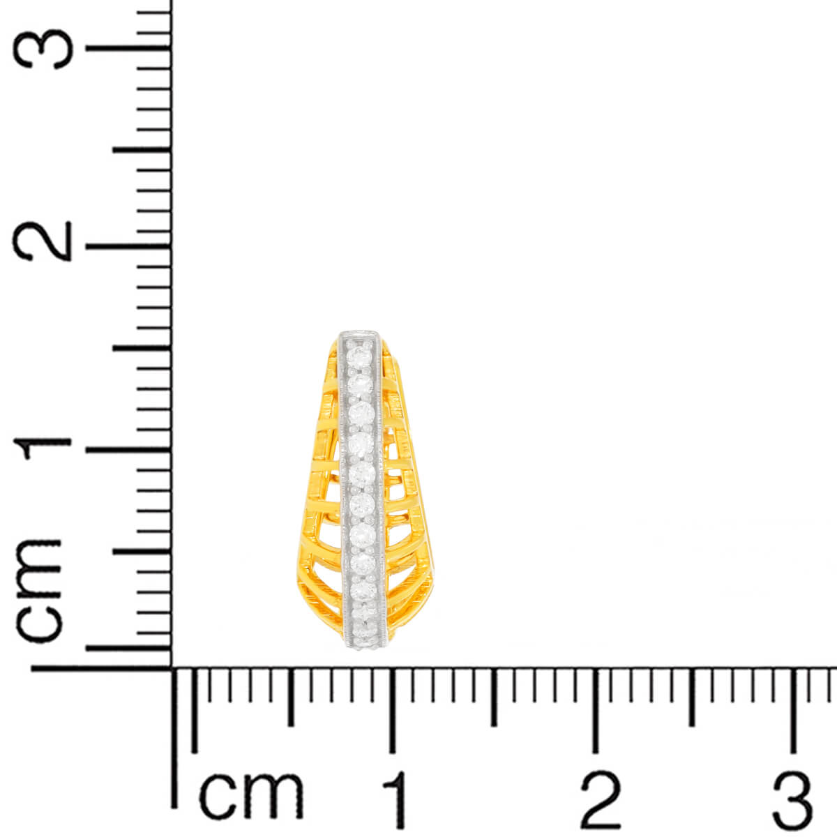 Minimalist Charm Diamond Hoopded 18K Gold Hoops