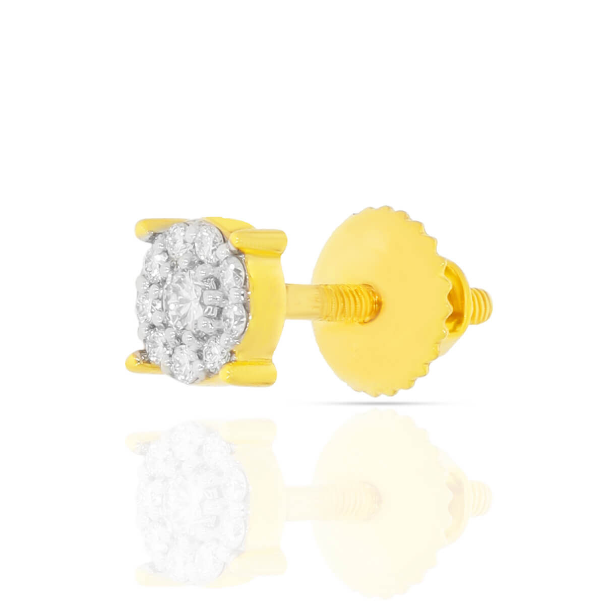 Radiance Spherical 18K Gold Studs