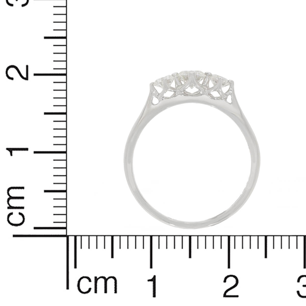 Lustrous Chic Diamond Engagement Ring for Women