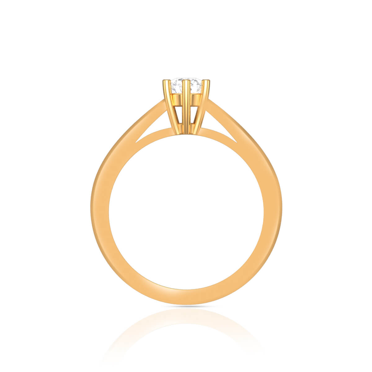 Modern Gleam Solitaire Women Ring