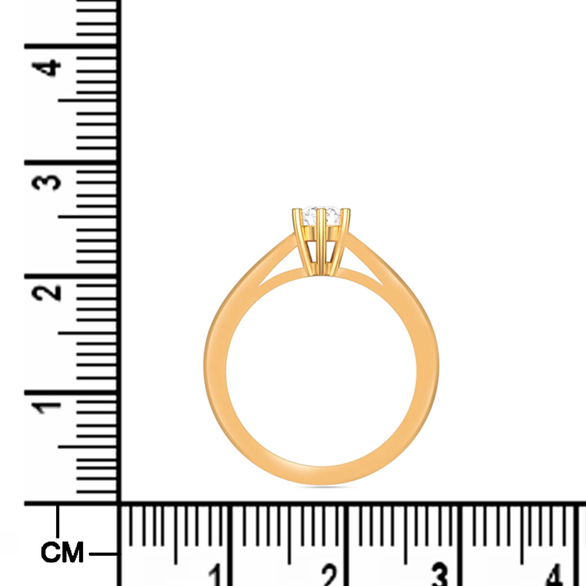 Modern Gleam Solitaire Women Ring
