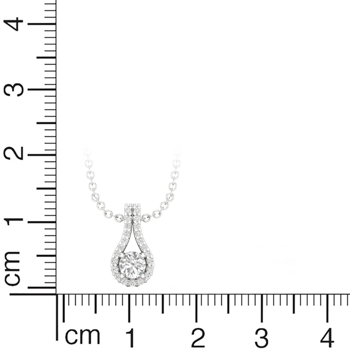 Diamond White Gold Pendant