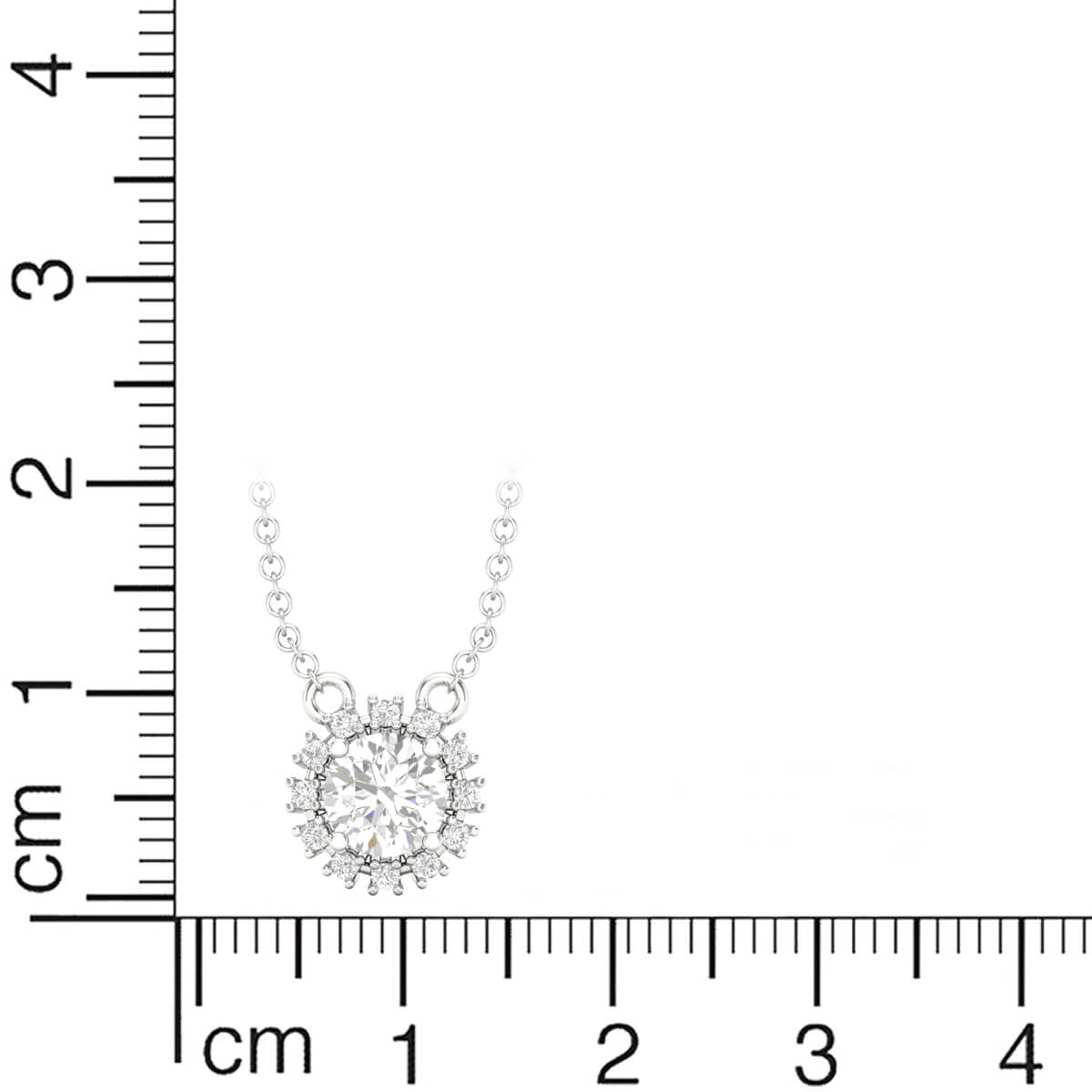 Grandeur Radiance 18K Solitaire Pendant