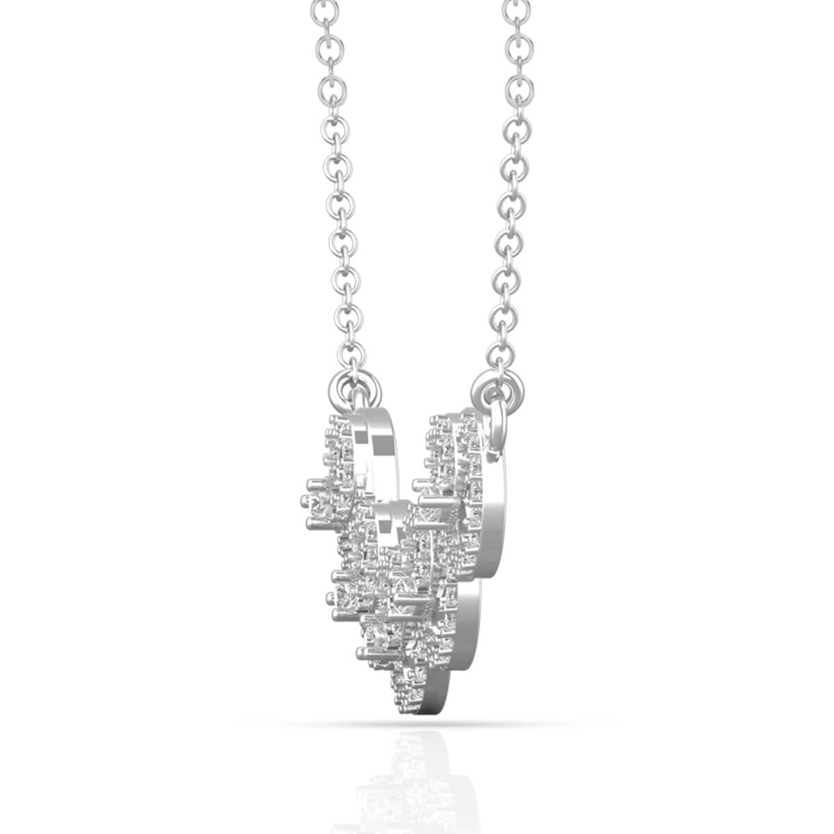 Dazzling Spherical Chains Gold Pendant
