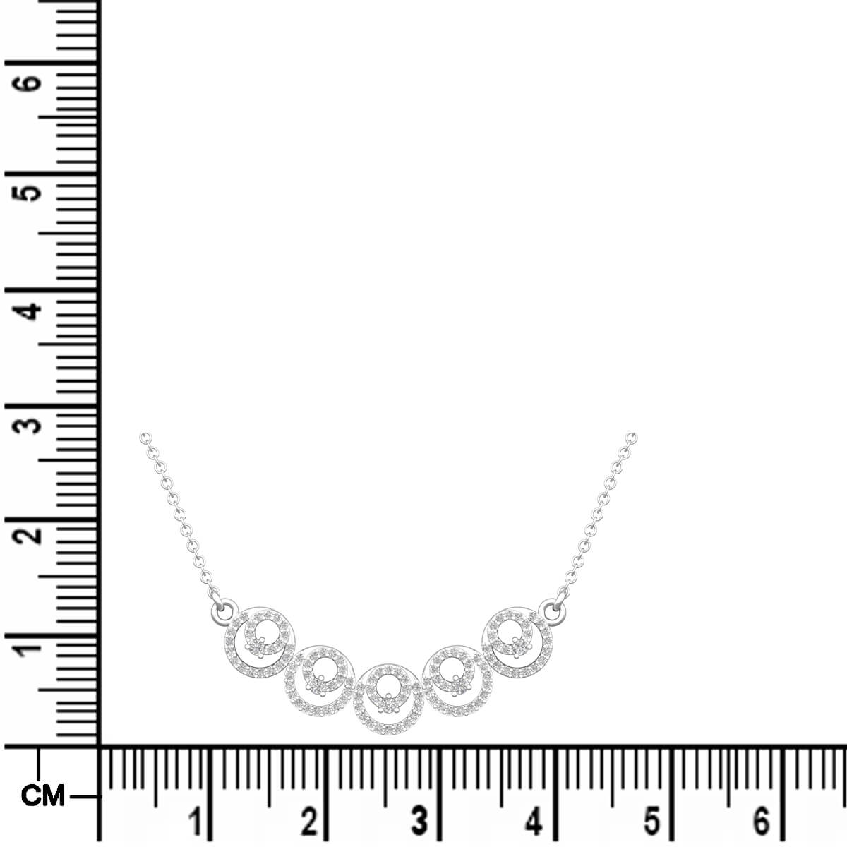 Dazzling Spherical Chains Gold Pendant