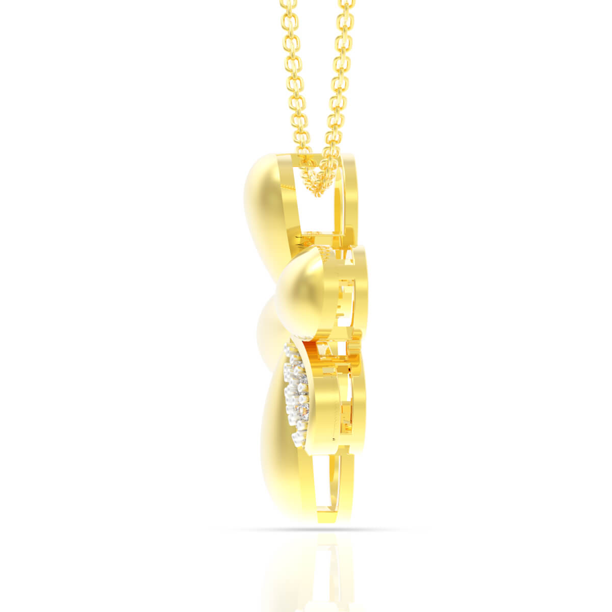 Stunning Flora Diamond Pendant