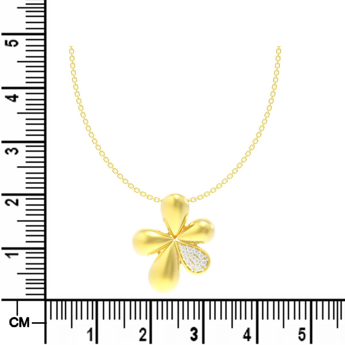 Stunning Flora Diamond Pendant