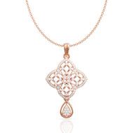 Exclusive Dazzle Diamond Rose Gold Pendant