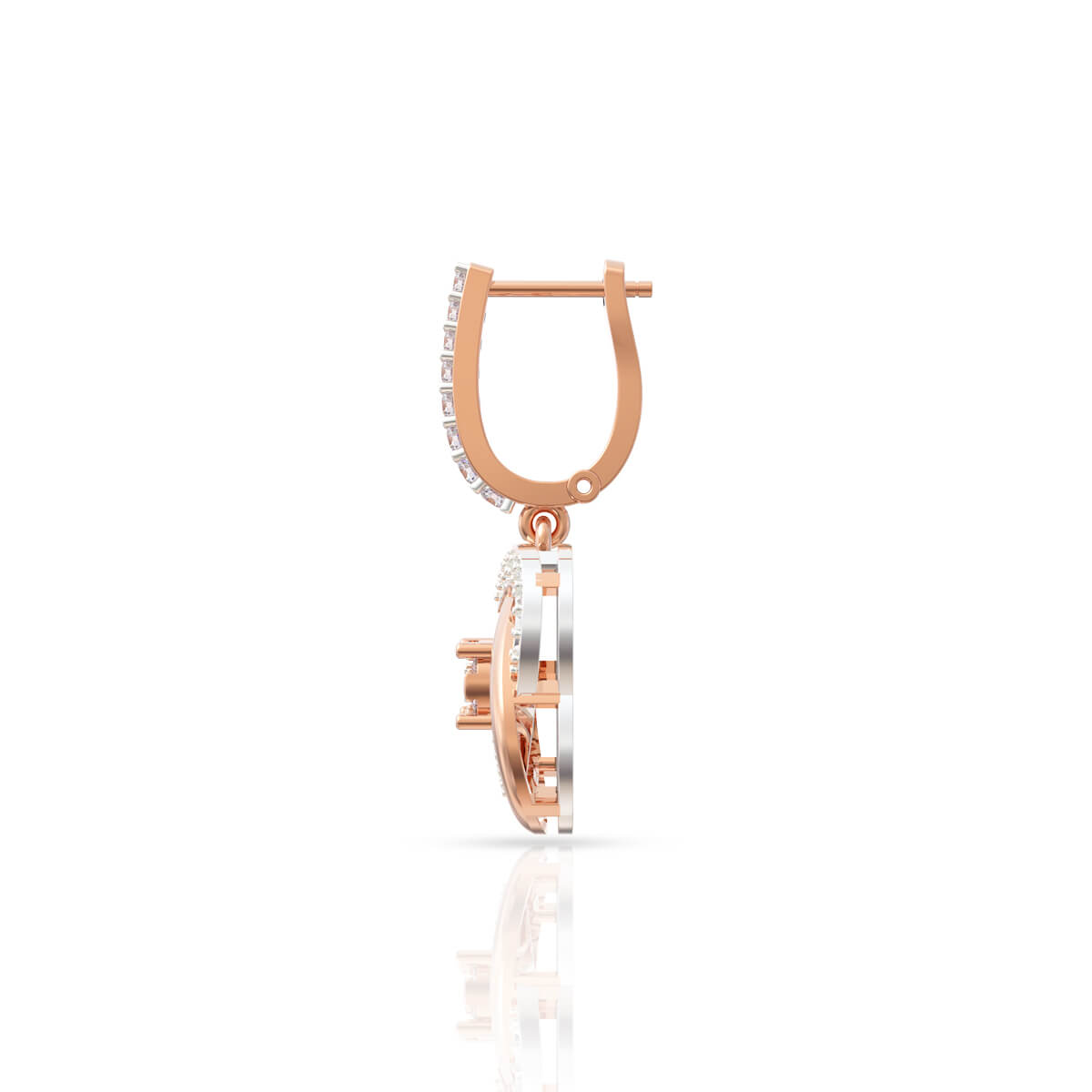 Enigmatic Heart Dazzle Diamond Pendant Set