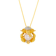 18K Golden Lord Ganesha Pendant