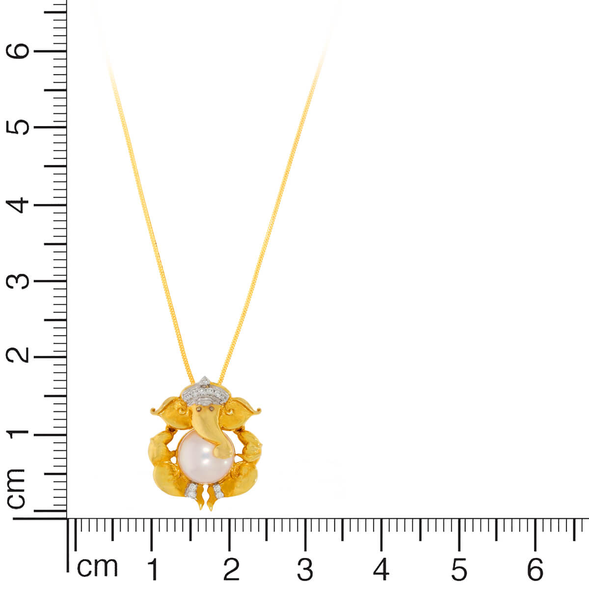 18K Golden Lord Ganesha Pendant