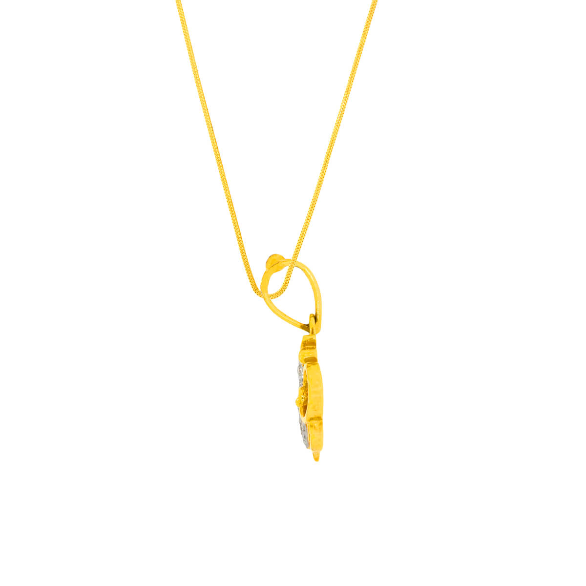 Sparkling Divine OM Diamond Pendant