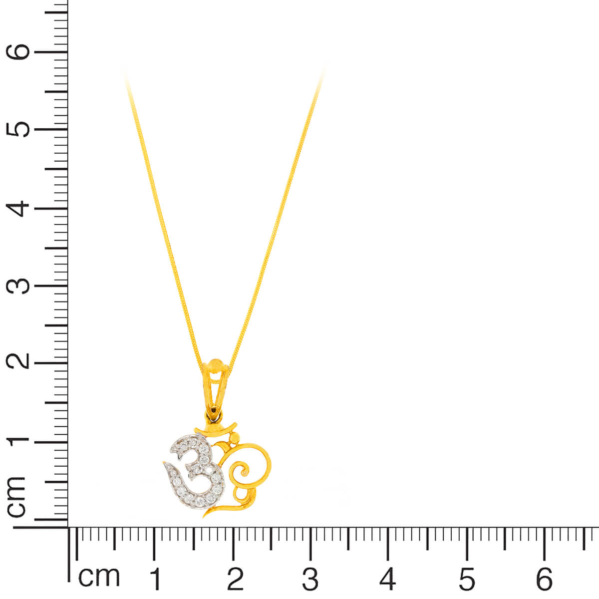 Sparkling Divine OM Diamond Pendant
