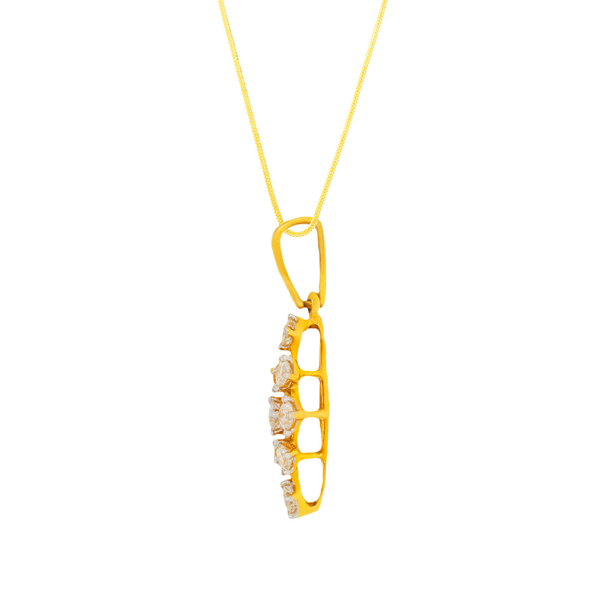 Dainty Dazzle Diamond Pendant